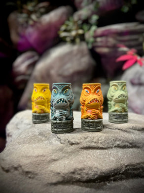 Set of 4 Shot Glass Creature Features
